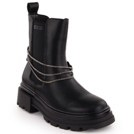 Botas de piel Big Star W INT2053 INT2053 negro 10