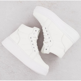 Zapatillas deportivas News altas W 8166 EVE465A blanco 10