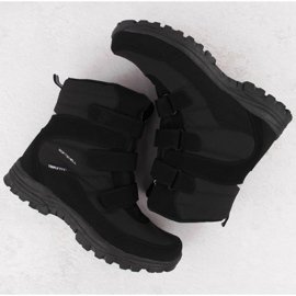 American Club Botas de nieve del club estadounidense con membrana negra negro 4