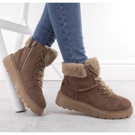 Botines Rieker 70402-24 beige con pelo 19