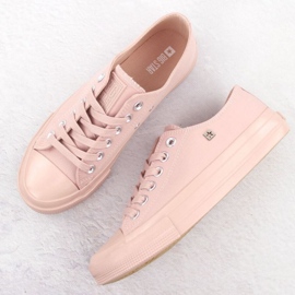 Zapatillas clásicas de las zapatillas de deporte para mujeres Big Star Pink Nn274291 rosado 9
