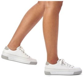Zapatos deportivos femeninos rieker rkr758 blanco 21