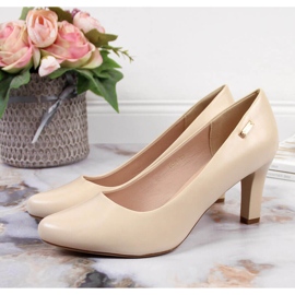 Zapatos de tacón de aguja color nude de Sergio Leone beige 4