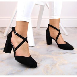 Sandalias negras de mujer en el puesto Sergio Leone SK863 negro 8
