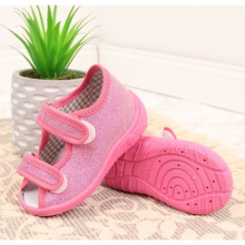 Zapatillas casa niña, sandalias de estar por casa rosa brillante Nazo rosado 6