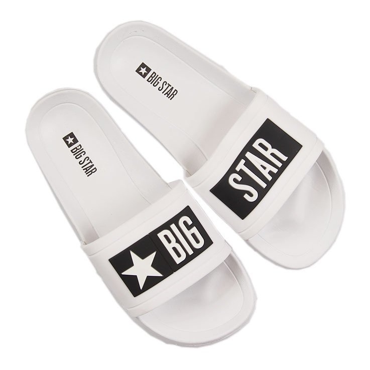Chanclas piscina hombre blancas Big Star DD174700 blanco 1