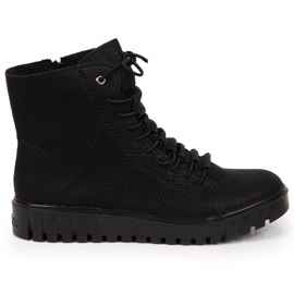 Negro Rieker Y3420-00 botas insuladas mujer 16