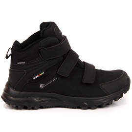 Zapatos de trekking impermeables para hombre American Club negros con aislamiento 1 Zapatos de trekking impermeables para hombre American Club negros con aislamiento 1