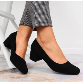 Zapatos de tacón de ante negros de Sergio Leone 5
