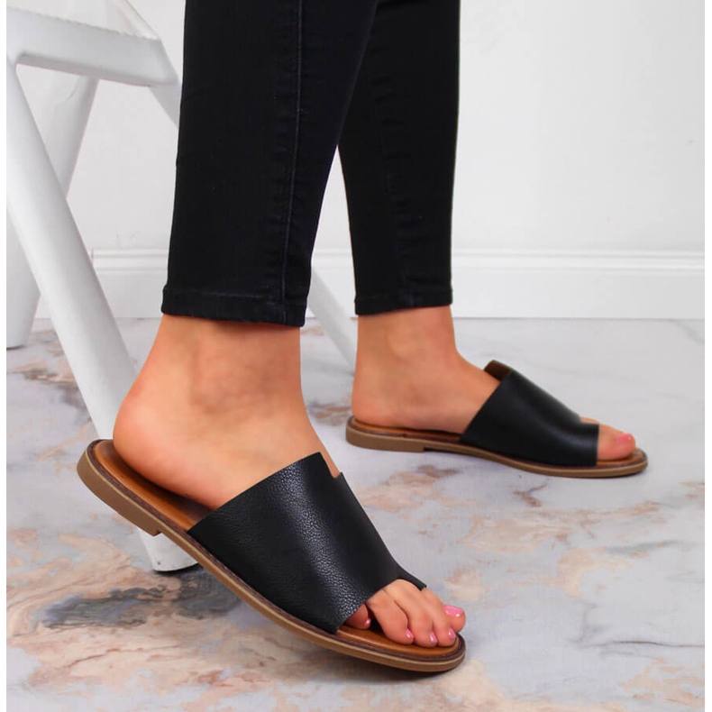 Chanclas de mujer negras Jezzi negro 2