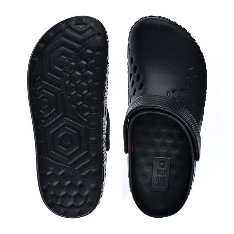 Pantuflas kroks negras para hombre Big Star II175001 negras negro 1 Pantuflas kroks negras para hombre Big Star II175001 negras negro 1