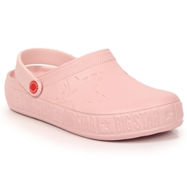 Pantuflas rosa mujer kroks rosa Big Star II275008 rosado 2