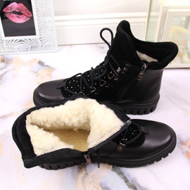 Botas insuladas mujer piel negras Dolce Pietro negro 3