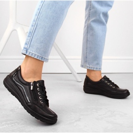 Zapatos de mujer cómodos Helios negros 7