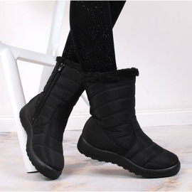 News Botas de nieve impermeables para mujer con aislamiento alto negro NOVEDADES 2