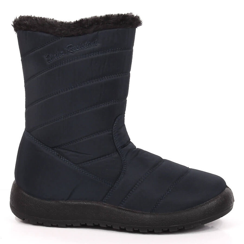 News Botas de nieve impermeables para mujer con aislamiento alto azul marino NOVEDADES 1
