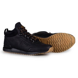 Zapatos negros de piel para hombre Jogger Bustagrip 3