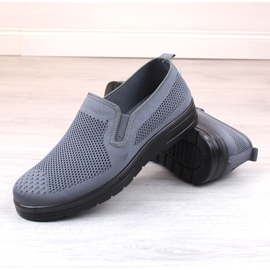 Zapatillas sin cordones de hombre News 1022 grises 5