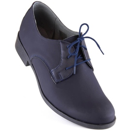 Zapato de comunión juvenil azul marino Kornecki 6120 1