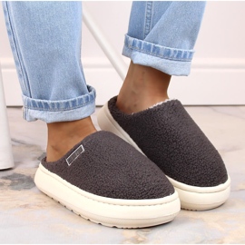 Zapatillas casa insuladas gris Big Star MM274134 4