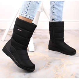 News 5028 botas de nieve altas de mujer en color negro 6