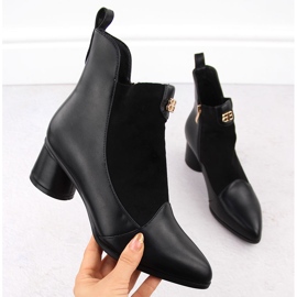 Botas mujer tacón negro D&amp;A S.Barski Premium Collection MR870-96 2