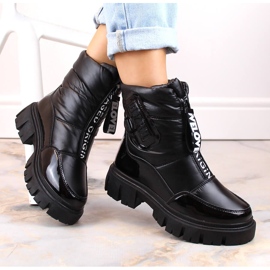 Botas de nieve con cremallera y aislamiento para mujer Filippo DBT4960 negras negro 3