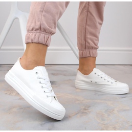 Deportivas mujer plataforma blancas Big Star LL274968 blanco 6