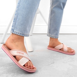 Chanclas playa piscina mujer rosa Big Star NN274A058 rosado 7