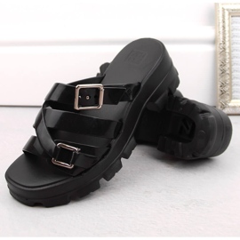 Chanclas de mujer cómodas de tacón perfumadas negras Zaxy NN285043 negro 6