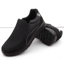 Zapatillas deportivas sin cordones para hombre, negras News 2160 negro 2