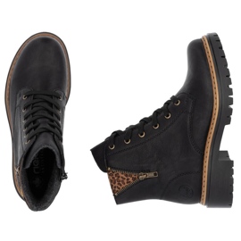 Botas aislantes para mujer, negras Rieker 72617-00 negro 5