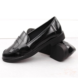 Zapatos señores mujer charol negro Potocki 12442 3