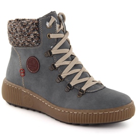 Botines aislantes de mujer, azul, Rieker Z6648-14 11