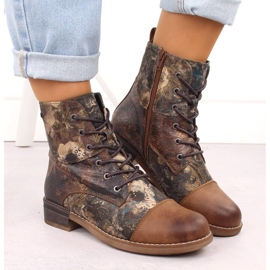 Botas de mujer, botas aislantes e impermeables Rieker 94611-90 marrón 16