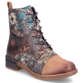 Botas de mujer, botas aislantes e impermeables Rieker 94611-90 marrón 17