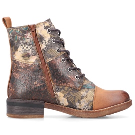 Botas de mujer, botas aislantes e impermeables Rieker 94611-90 marrón 18