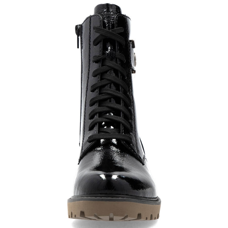 Botas de mujer charol negro Remonte D8663-00 2 Botas de mujer charol negro Remonte D8663-00 2