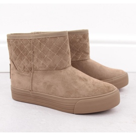 Botas de nieve mukluk para mujer, beige Big Star OO274A524 2 Botas de nieve mukluk para mujer, beige Big Star OO274A524 2