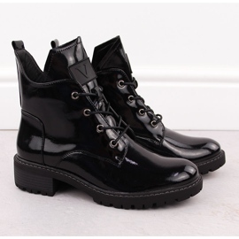 Ropa laboral mujer charol negro Vinceza 58136 2