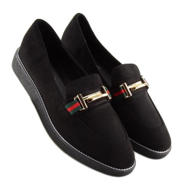Negro Mocasines de mujer S0-204 negro 3
