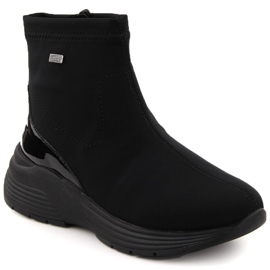 Botas cuña mujer impermeables negras Remonte D6677-03 negro 7