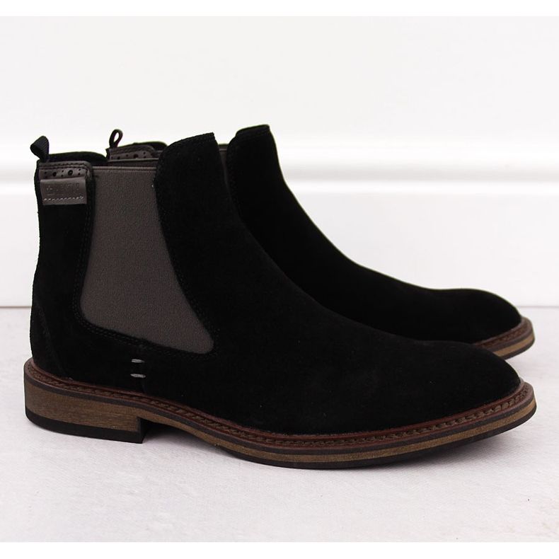 Botas Chelsea hombre piel negra Big Star OO174154 negro 1