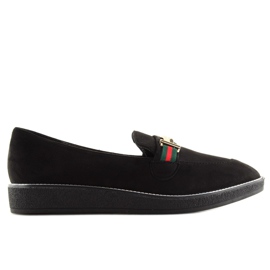 Negro Mocasines de mujer S0-204 negro 2