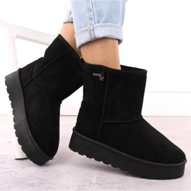 Botas de nieve impermeables de mujer mukluk negro Big Star OO274898 4