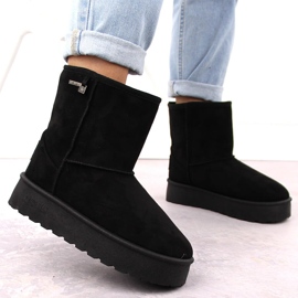 Botas de nieve impermeables de mujer mukluk negro Big Star OO274898 5