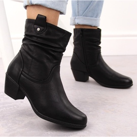 Botas de mujer cómodas negras Unisoft 7987 negro 5