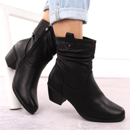 Botas de mujer cómodas negras Unisoft 7987 negro 4