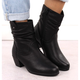 Botas de mujer cómodas negras Unisoft 7987 negro 6