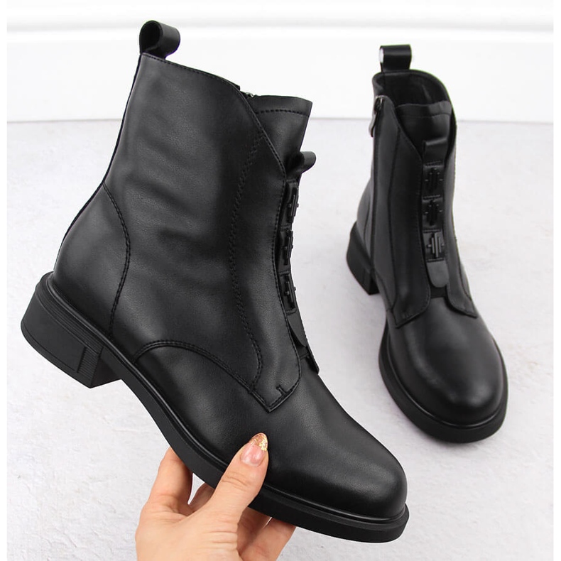 Botas mujer piel negras D&A S.Barski Premium Collection CR42-080 negro 1 Botas mujer piel negras D&A S.Barski Premium Collection CR42-080 negro 1